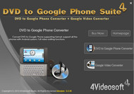 4Videosoft DVD to Google Phone Suite screenshot